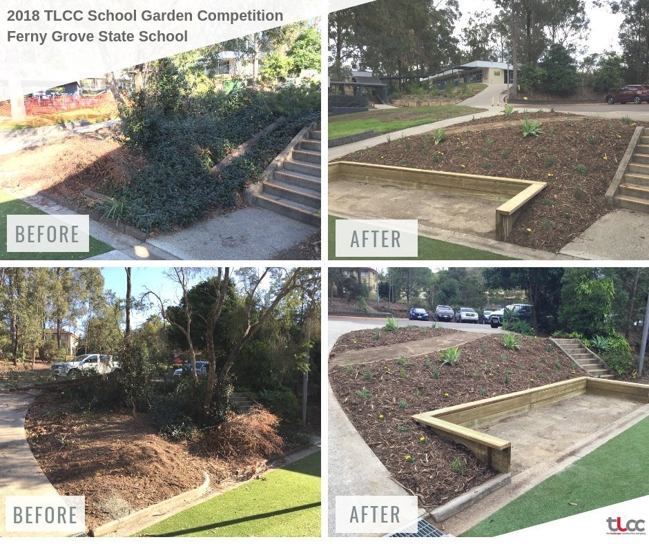 ferny grove state school garden competition before and after