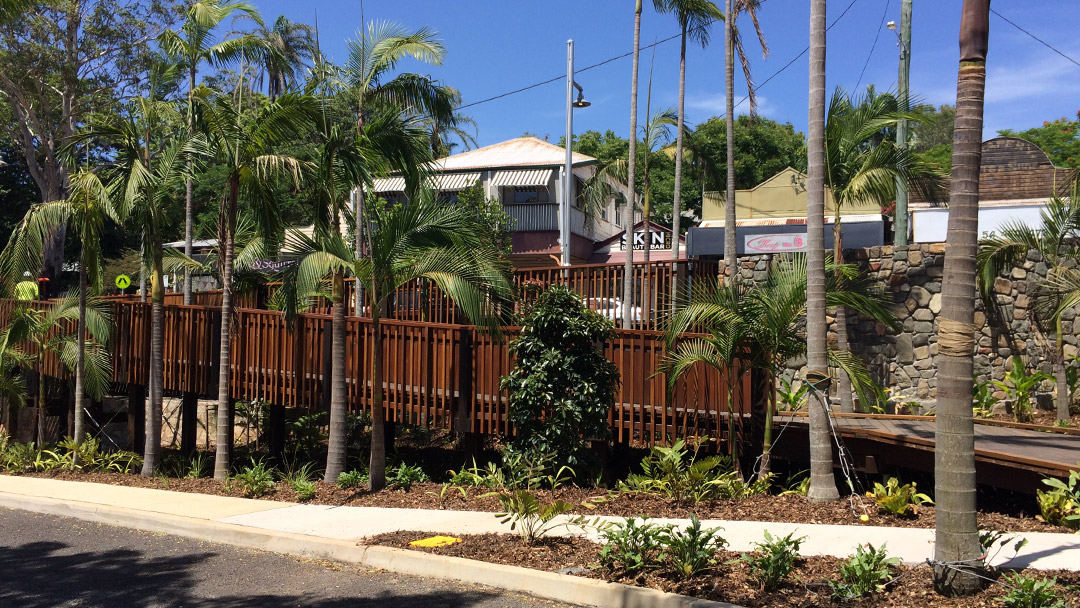 Palmwoods Town Square pathway