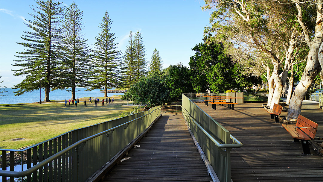 Scarborough Beach Park board walk