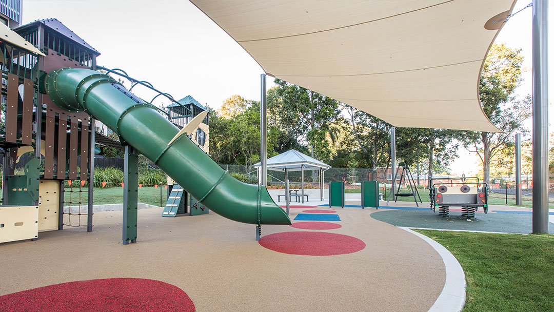 Government parks and public spaces project by TLCC in Indooroopilly Brisbane