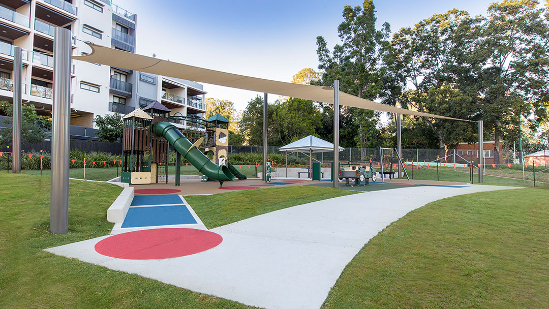 Government parks and public spaces project by TLCC in Indooroopilly Brisbane